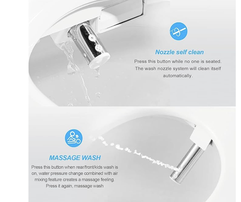 Toilet Bidet Seat Spray