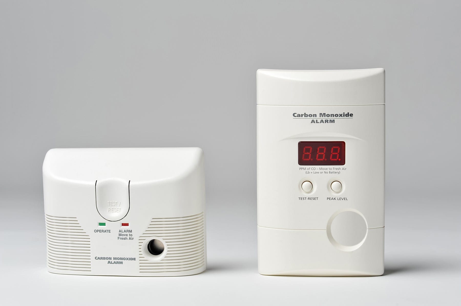 Carbon monoxide detectors