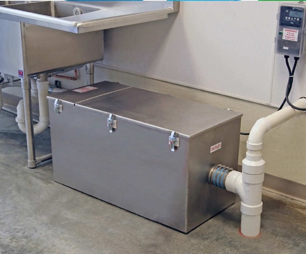 Commercial Kitchen Grease Trap Photo