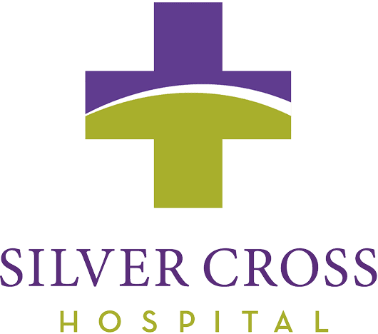 Silver Cross Hospital logo.