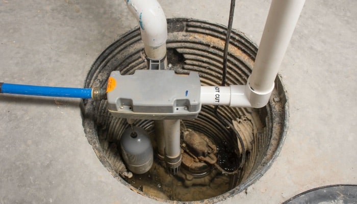 Sump Pump In A Basement